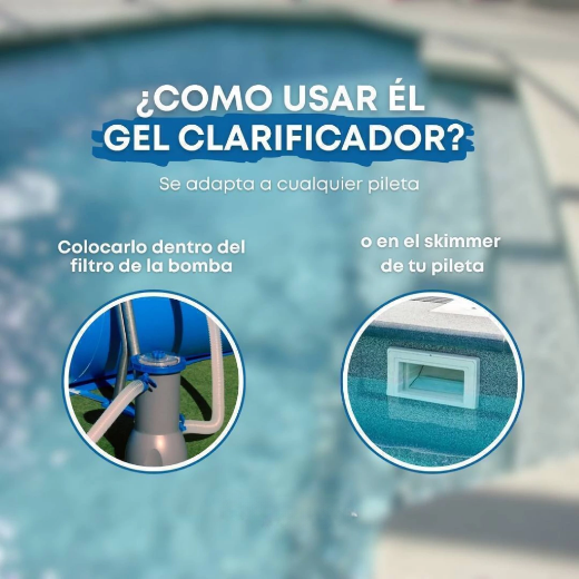 PACK 4×1 Gel Limpiador de Piletas